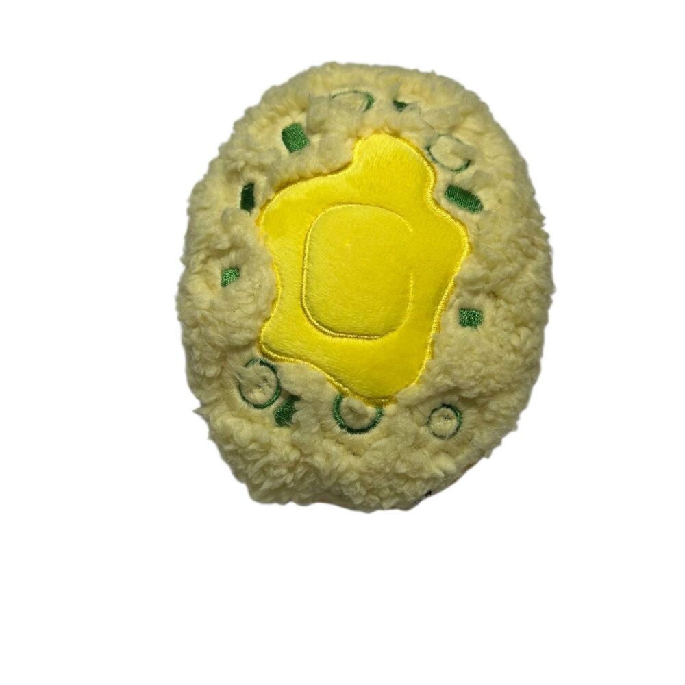 Bark Box Dog Bark Chunky  One Chompers Loaded Puptato Skin Yellow Tan Dog Toy Si